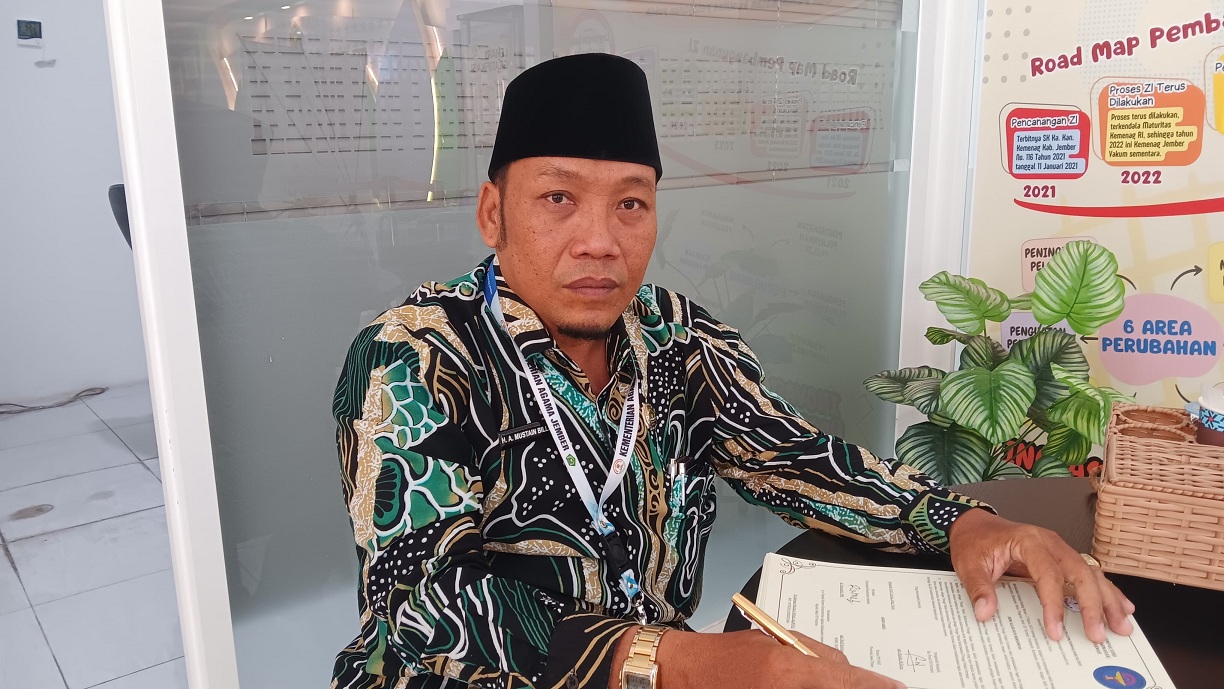 &nbsp;&ldquo;Jember dikenal sebagai kota pesantren, dan tanggung jawab kami memastikan semua lembaga yang beroperasi terdata, layak, dan aman bagi santri. AKHMAD MUSTAIN BILLAH, Kasi PD Pontren Kemenag Jember.