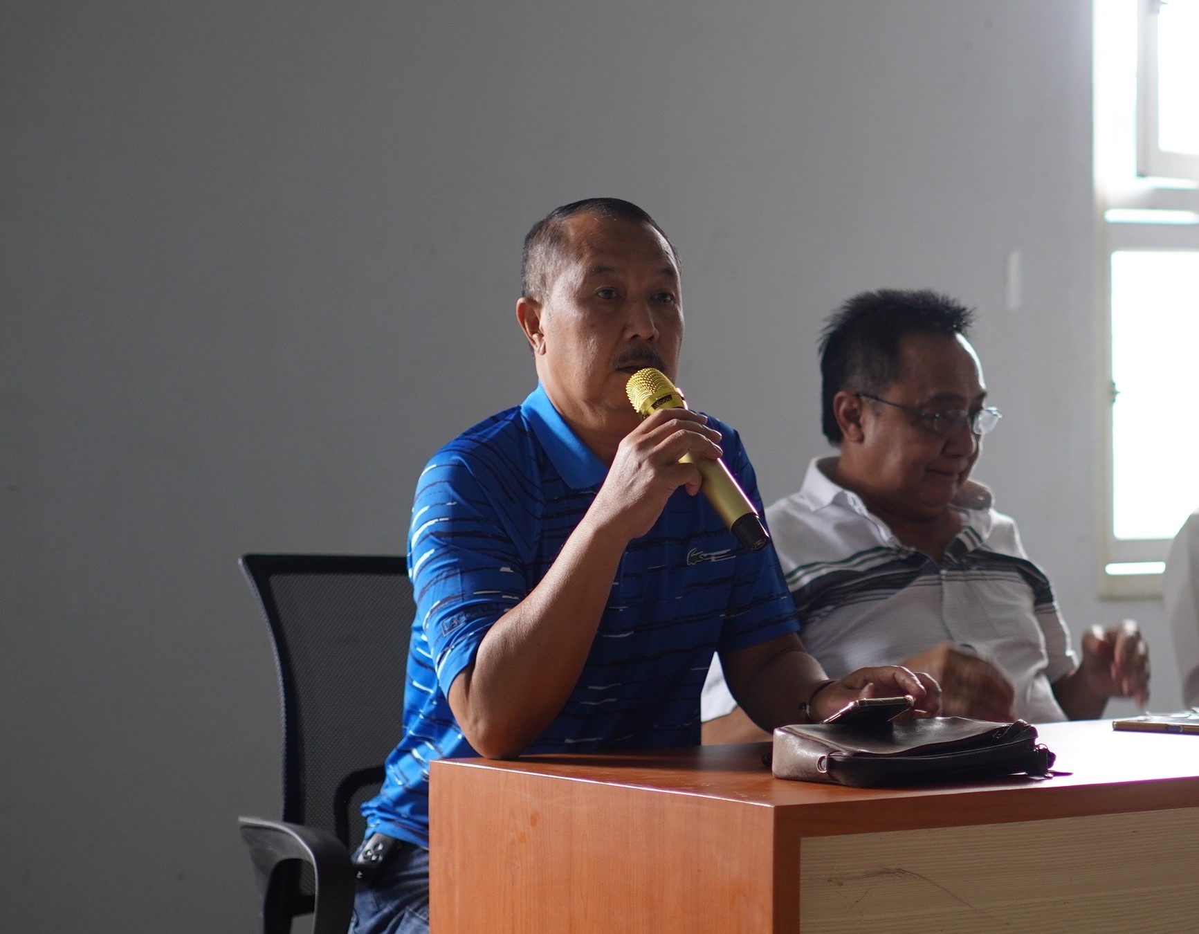 SUDAH SIAP: Ketua Panitia Musorkab KONI Jember Soetriono menyebut persiapan sudah seratus persen, dan berharap musorkab berlangsung baik.