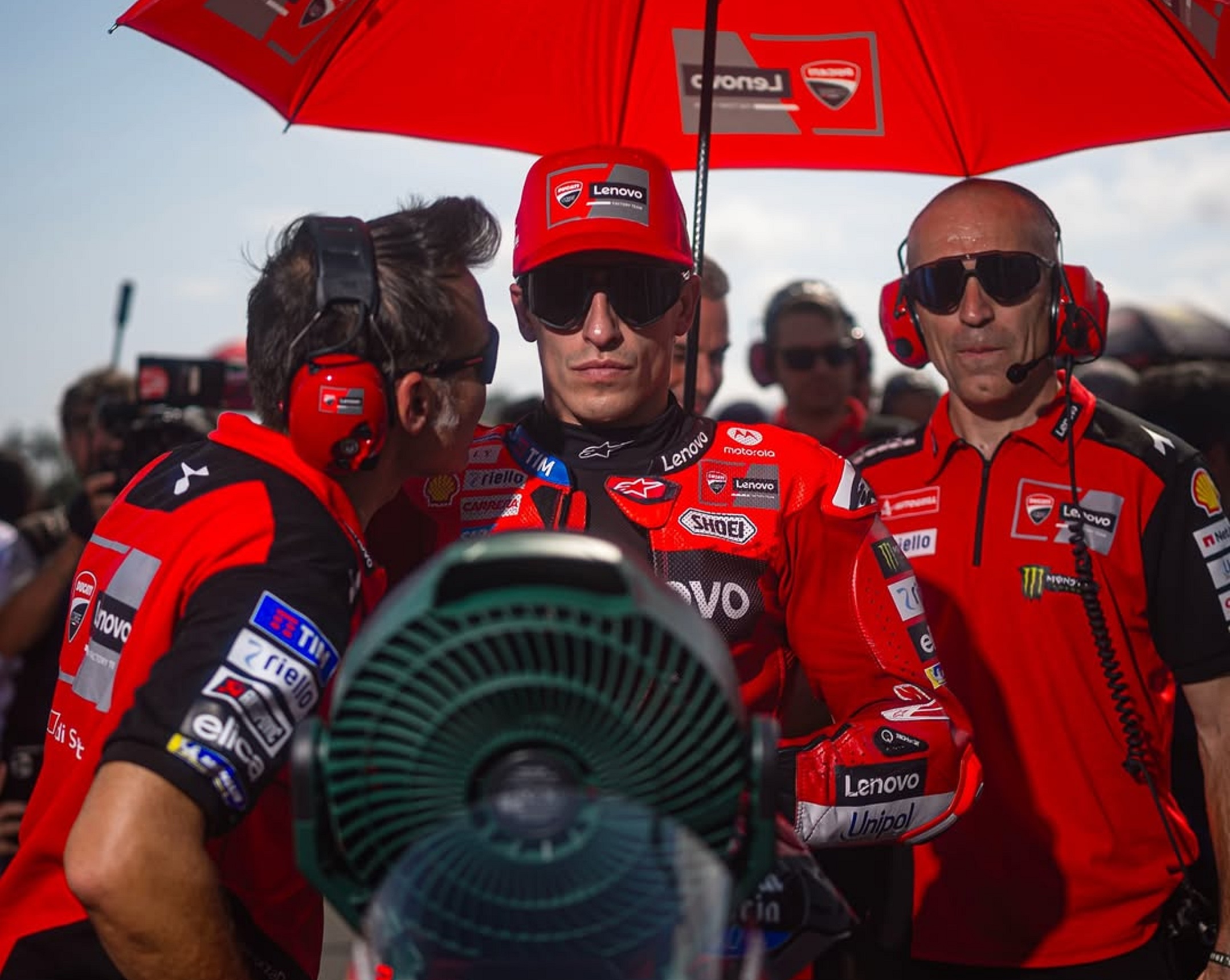 Marc Marquez menjelang MotoGP Mandalika, Lombok, Indoneisa.