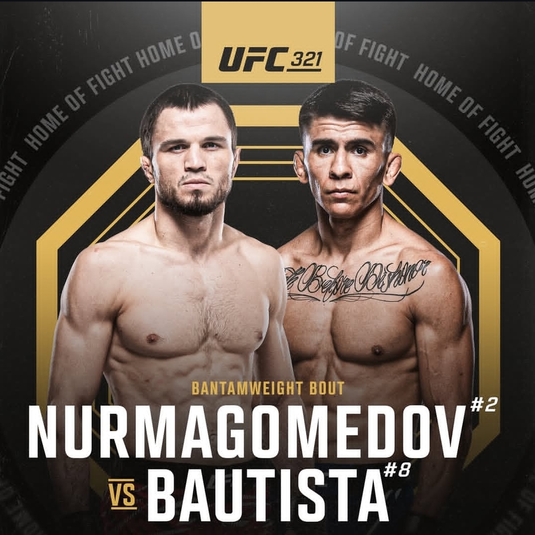 PENUH AMBISI: Umar Nurmagomedov (kiri) dan Mario Bautista mulai menampilkan ambisi dalam memenangkan pertandingan (ig:homeiffight)