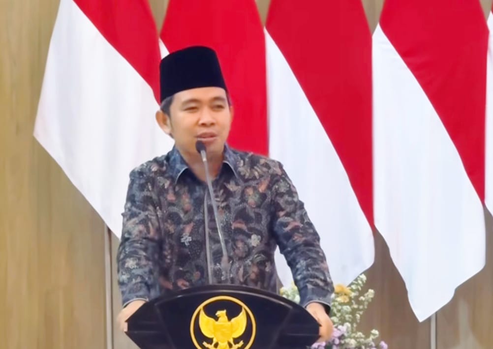 Bupati Fawait saat mengisahkan kembali perjuangan ulama dan fatwa bersejarah KH Hasyim Asy
