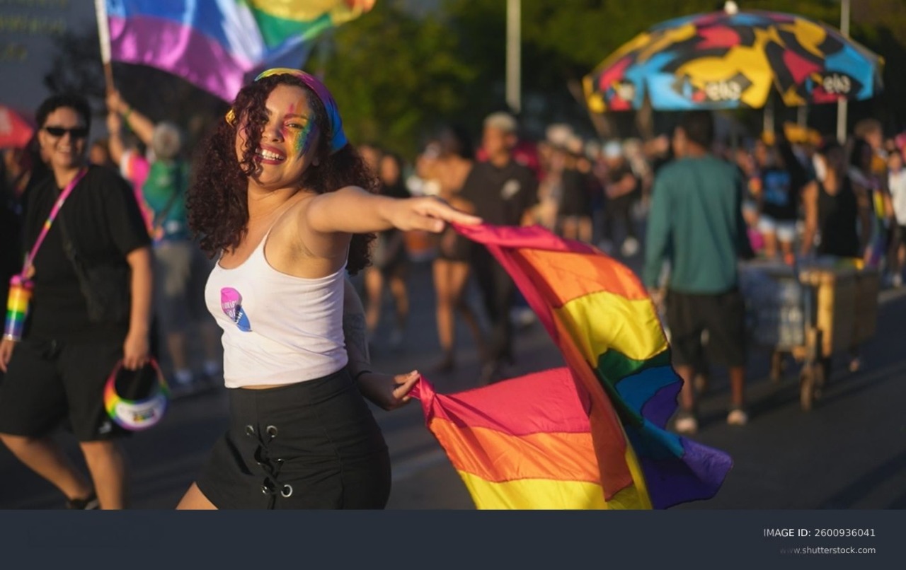 Aksi demontrasi yang dilakukan pro LGBT