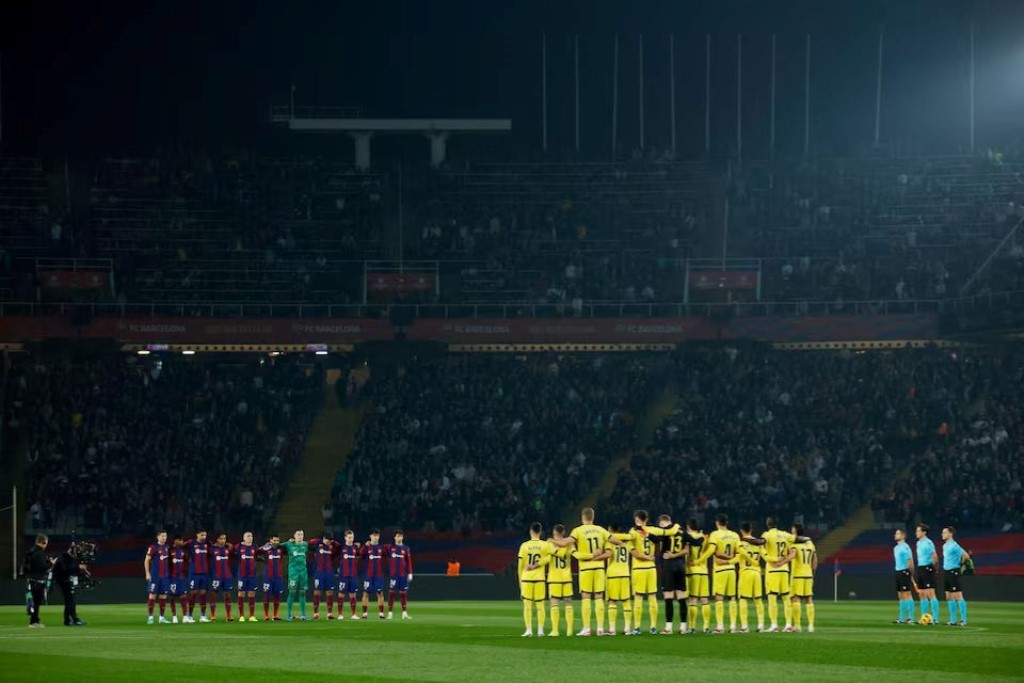 Suasana pertandingan antara FC Barcelona vs Villarreal di La Liga musim lalu. (Sumber Foto: Reuters)