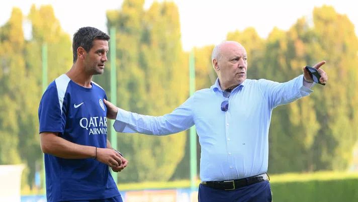 Chivu dan Beppe Marotta