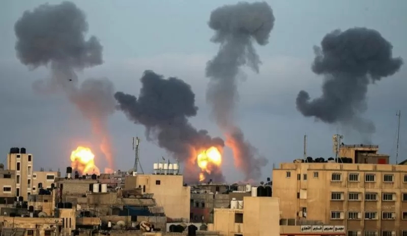 Situasi perang antara tentara Israel dengan tentara Gaza (Dok. Antara News).