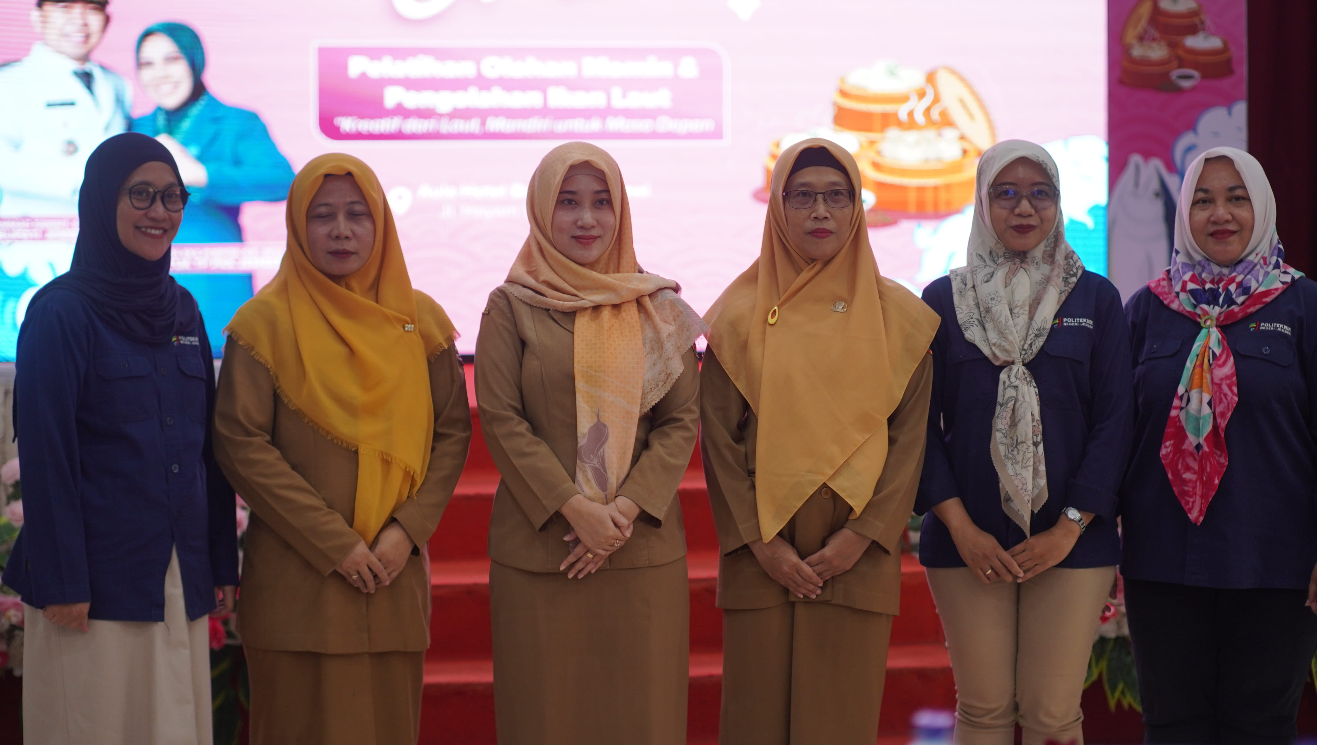 Disperindag dan instruktur Pelatihan Cooking class.