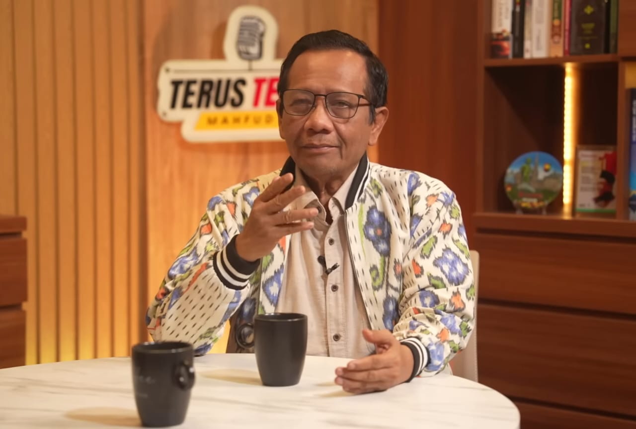 Mahfud MD menyebut titik terburuk Polri berada di sektor penegakan hukum. (Tangkapan layar YouTube Mahfud MD)