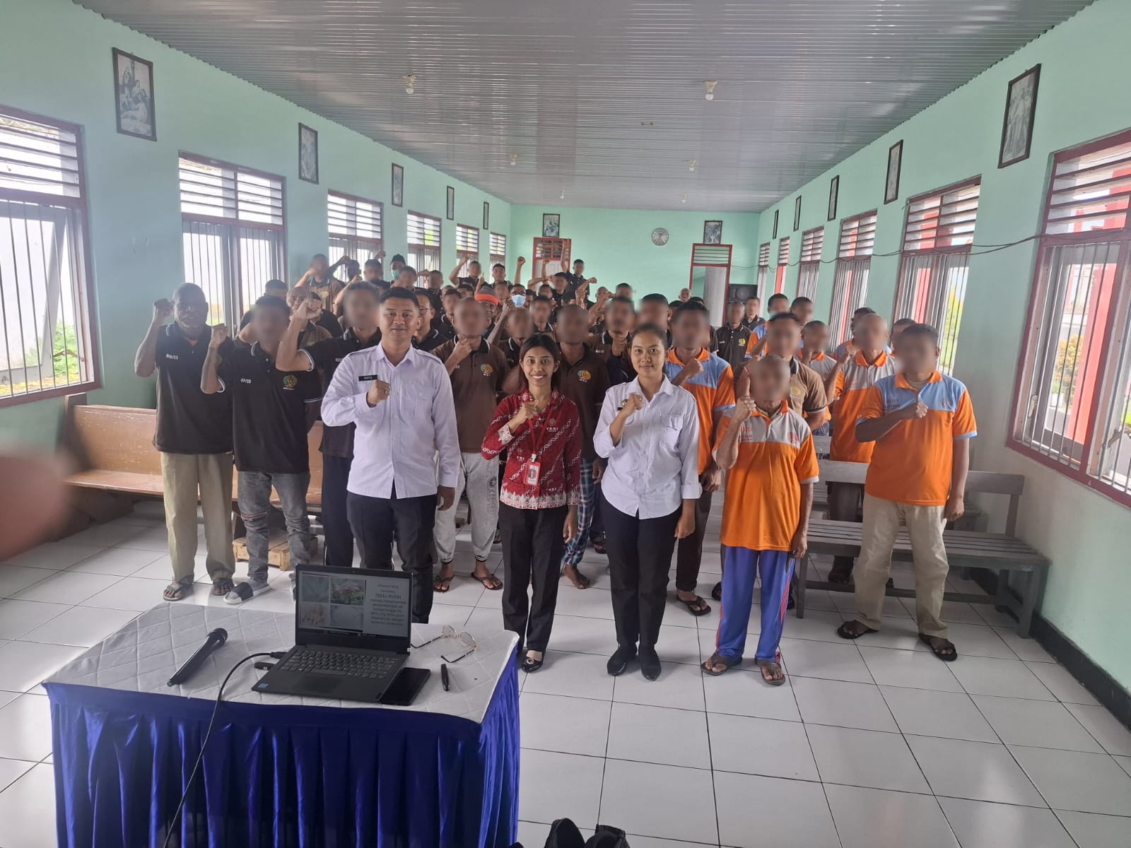 Warga Binaan Rutan Bajawa Ikuti Penyuluhan Kanker dari YKKI