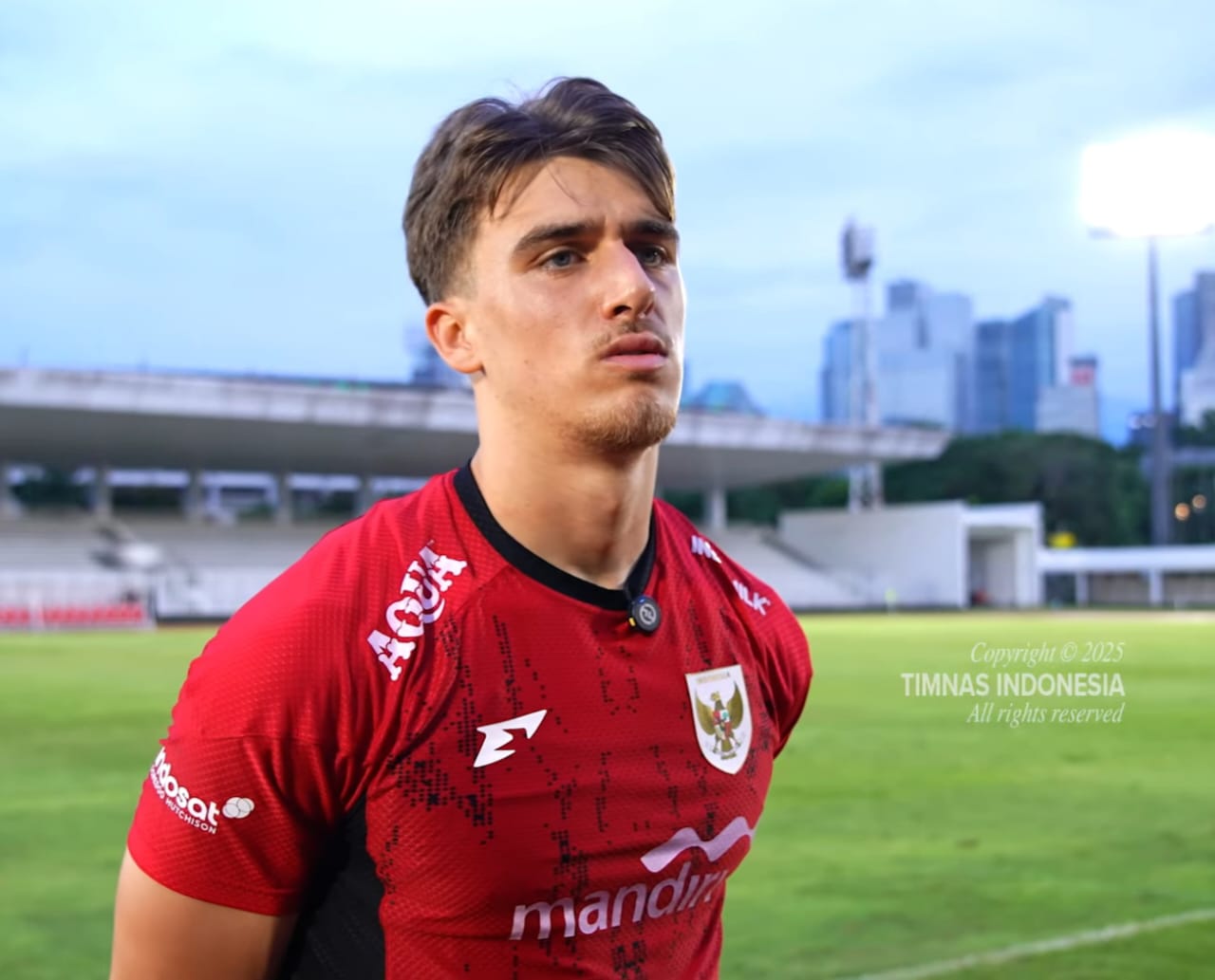 Penyerang timnas U-22 Indonesia, Mauro Zijlstra ungkap kendalanya jelang laga uji coba kontra Mali. (YouTube/Timnas Indonesia)