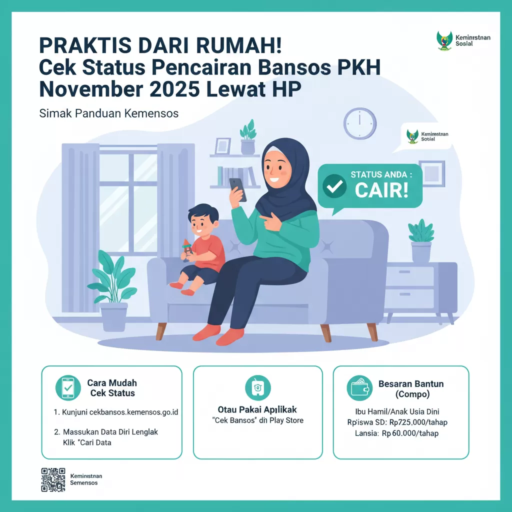 ilustrasi pencairan bantu PKH. (Dok.Radar Nganjuk)