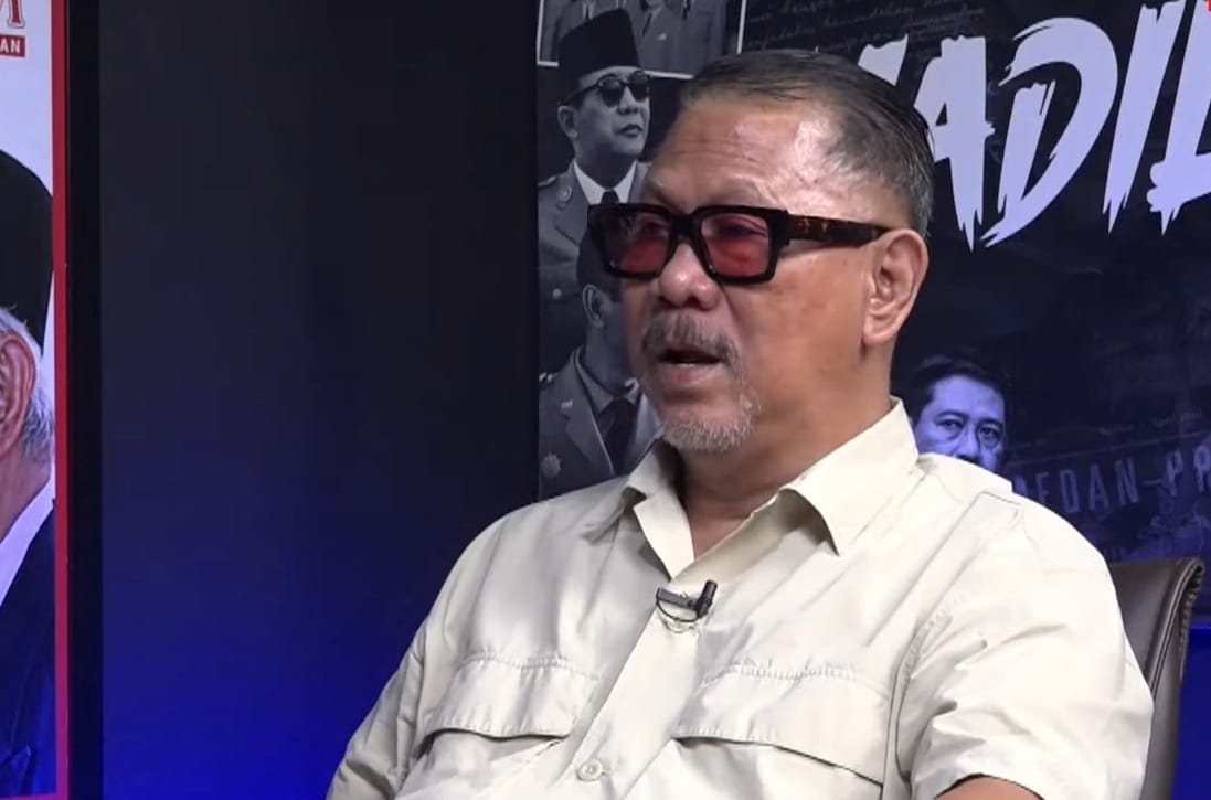 Kolonel (Purn) Sri Radjasa Chandra sebut ada intervensi Polri dalam audiensi terkait ijazah Jokowi. (Tangkapan layar YouTube Forum Keadilan TV).