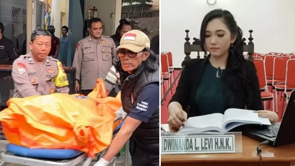 jenazah dosen Untag yang di evakuasi dari salah satu hotel yang ada di semarang. (Dok. Radar Jember)