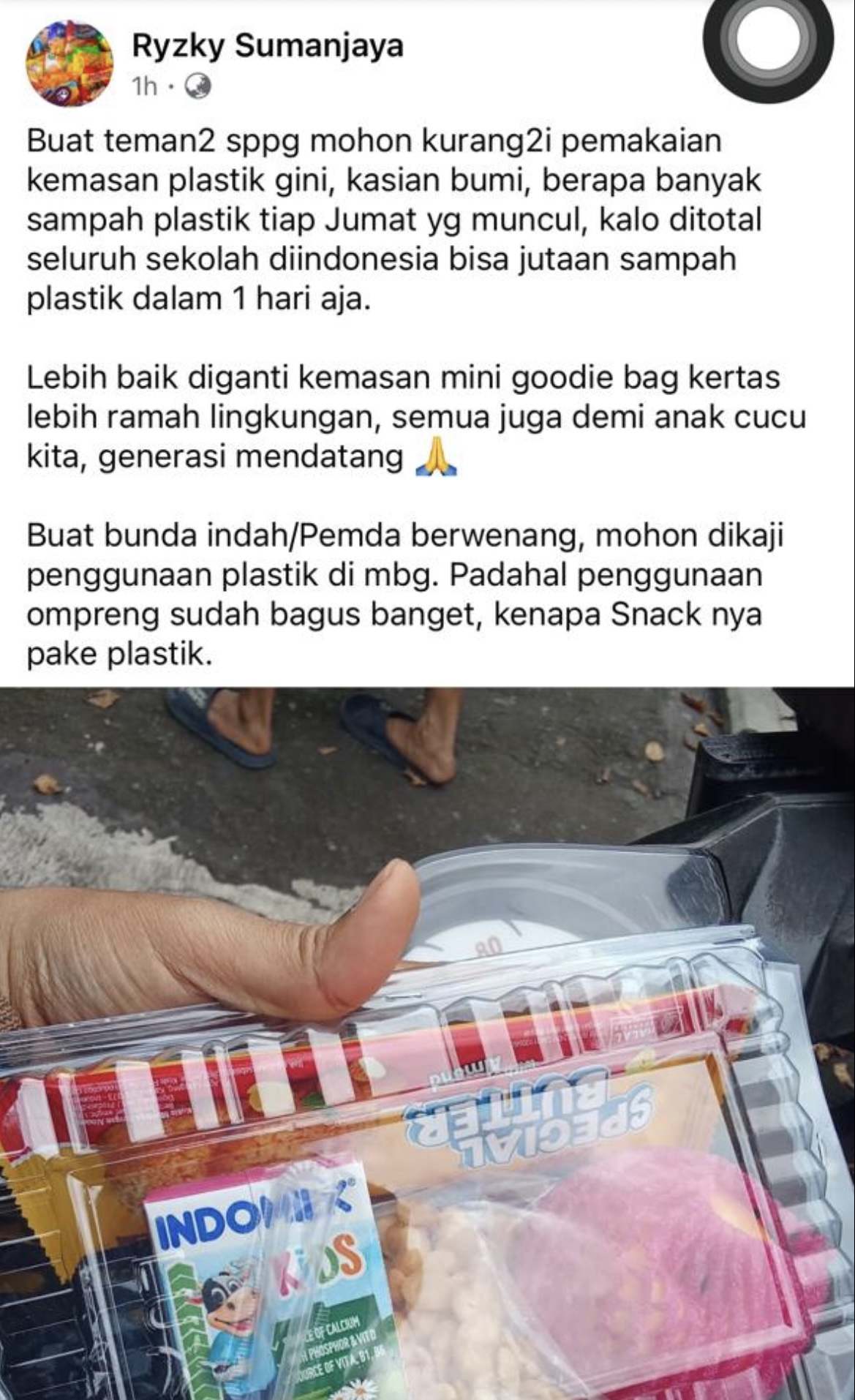 Wadah MBG di Lumajanh Diminta Ramah Lingkungan