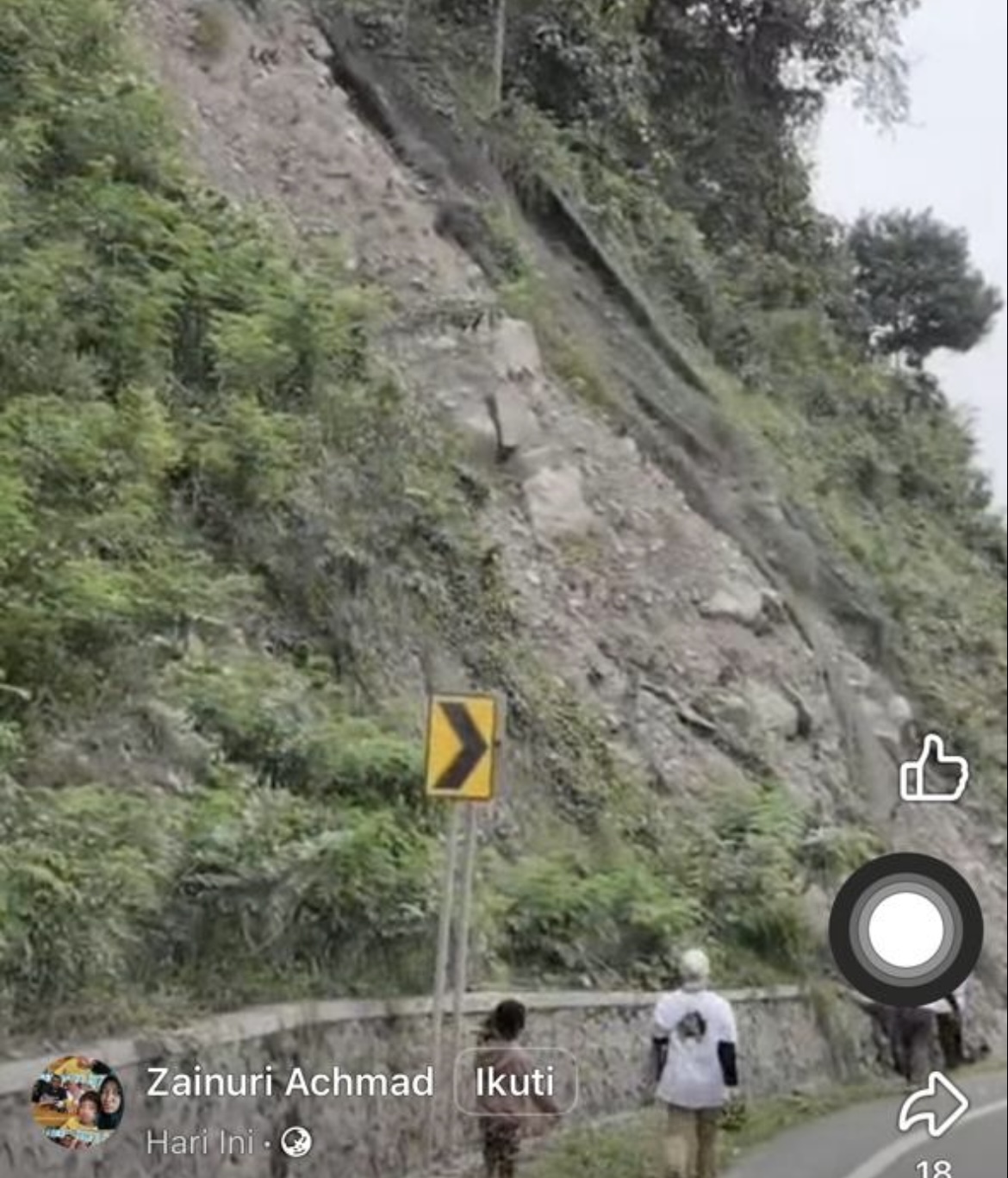 Monyet dan kera turun ke jalan saat warga memberi makan.