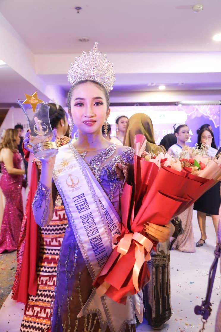 INSPIRATIF: Laura Sabrina Hardianthi Putri Setiawan Juara Putri Inspirasi di Bandung.