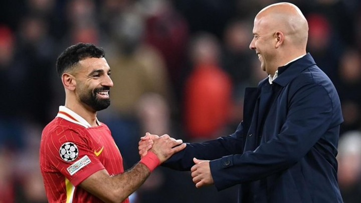 MO Salah dan Arne Slot