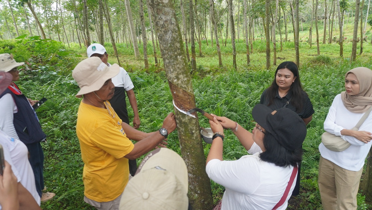 EKSPLOR: Rombongan dari lintas asosiasi dan biro wisata saat mengunjungi sejumlah destinasi wisata di Jember selama dua hari, (13-14/12).