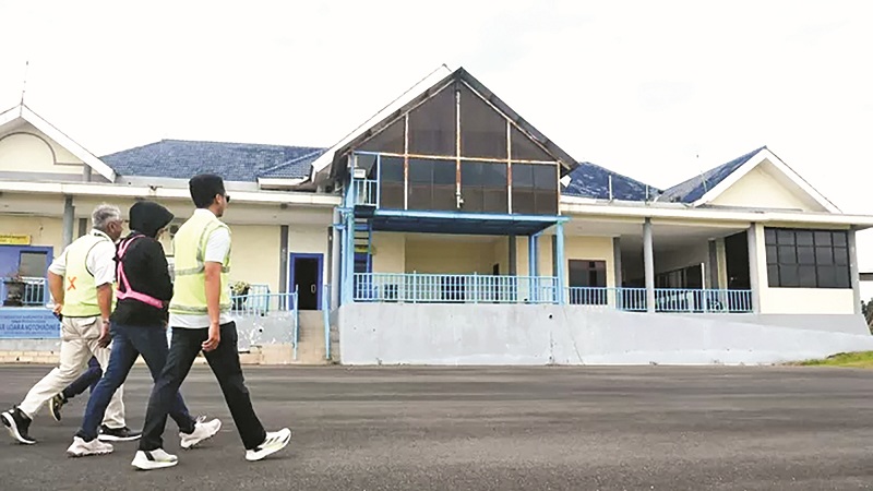 TERUS DITINGKATKAN: Bandara Notohadinegoro Jember terus meningkatkan okupansi dan pelayanan penerbangan.