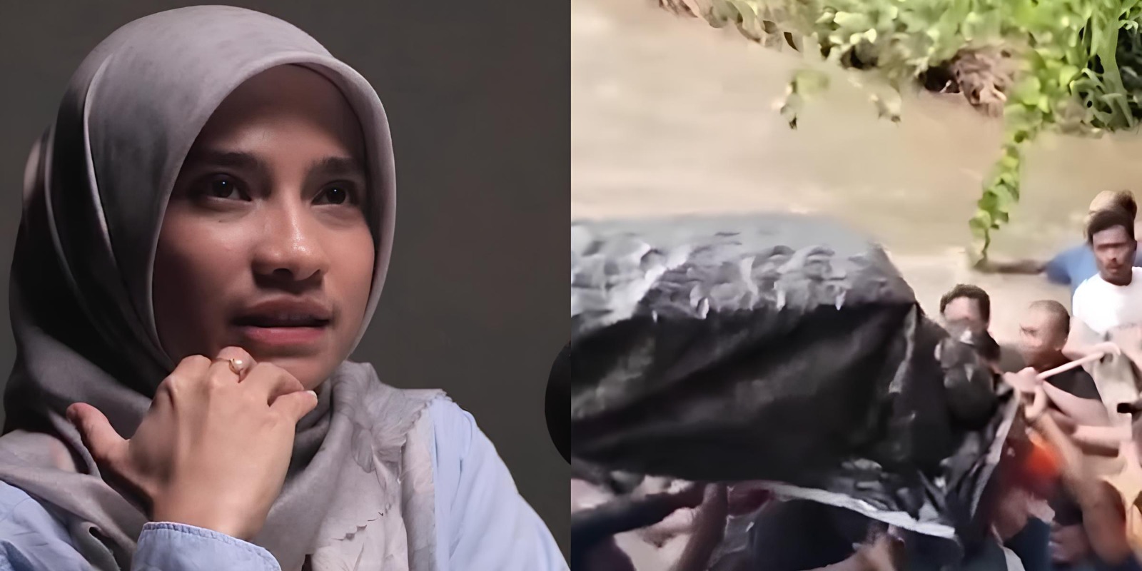 Menyoroti penuturan influencer, Sherly Annavita terkait video viral warga Maluku Utara (Malut) yang menggotong jenazah di tengah derasnya sungai. (Instagram.com/@sherlyannavita)