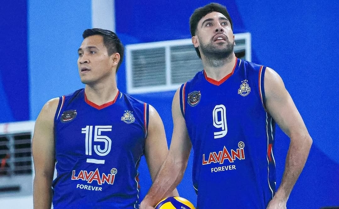 Dio Zulfikri, setter Jakarta Lavani bersama pemain asing dalam Proliga 2026. (IG : @LavAni forever)