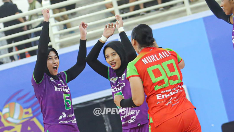 Perjalanan Megawati Hangestri Pertiwi bersama Jakarta Pertamina Enduro di Proliga 2026 tak begitu Mulus. (IG:@JPEVolley)
