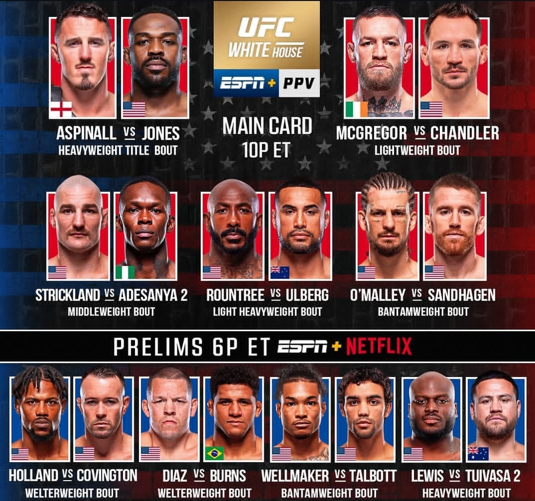 Deretan petarung dunia yang digadang akan bertanding di ufc white house (ig:westtilldeath)
