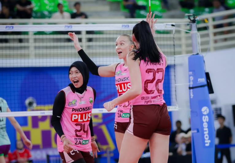 Perjalanan mulus dilalui oleh Gresik Phonska Plus Pupuk Indonesia dalam Proliga 2026, yang sudah berjalan selama dua pekan. (IG: @petrovoli_)