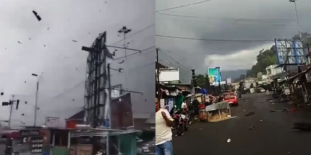 Menyoroti insiden angin puting beliung yang menerjang wilayah Pasar Karangpandan, Kabupaten Karanganyar, Jawa Tengah.