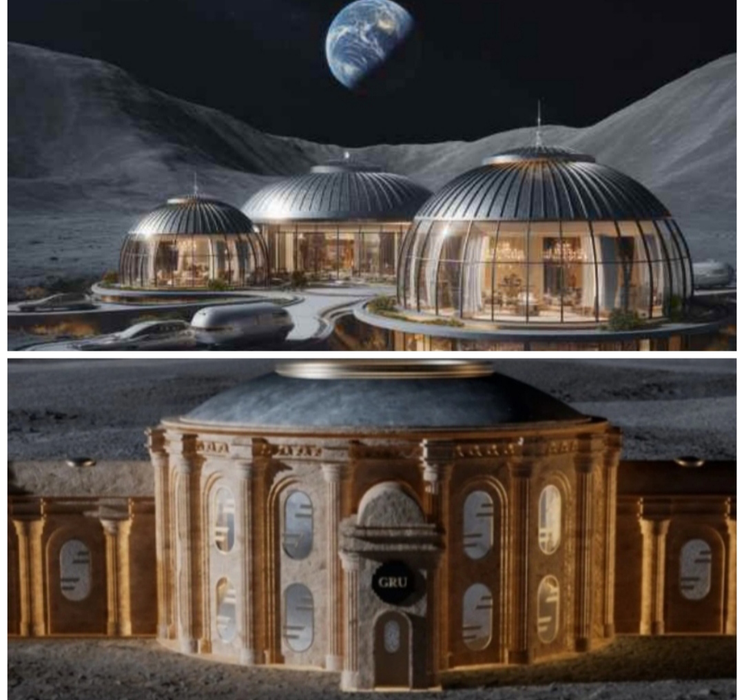 Hotel yang akan dibangun di bulan.