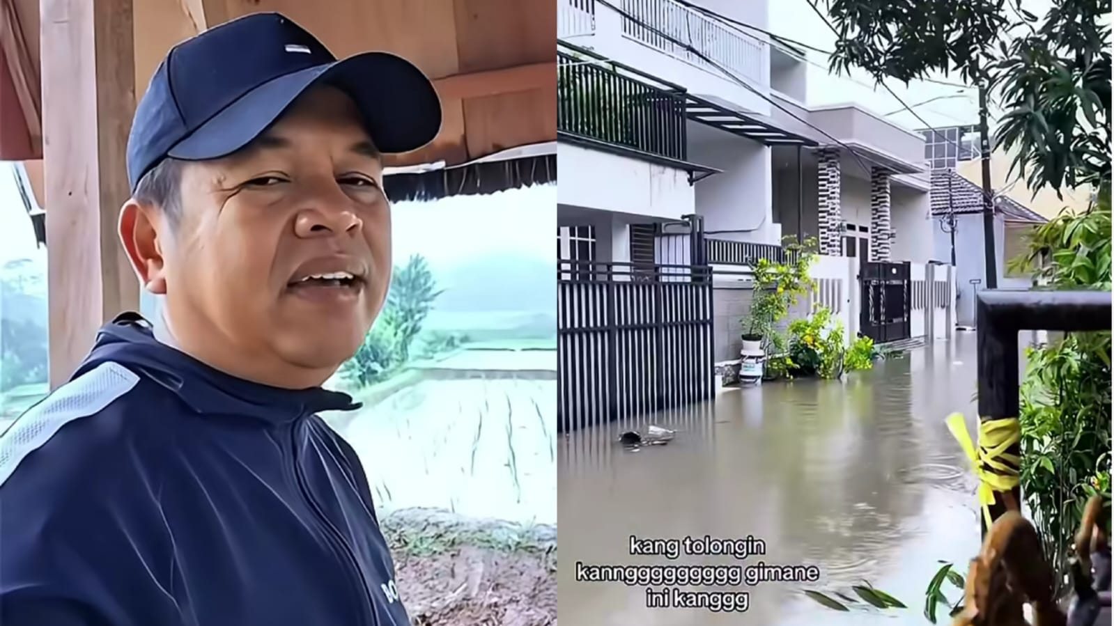 Gubernur Jawa Barat Dedi Mulyadi tanggapi keluhan warga Bekasi soal banjir. (Instagram/dedimulyadi71)