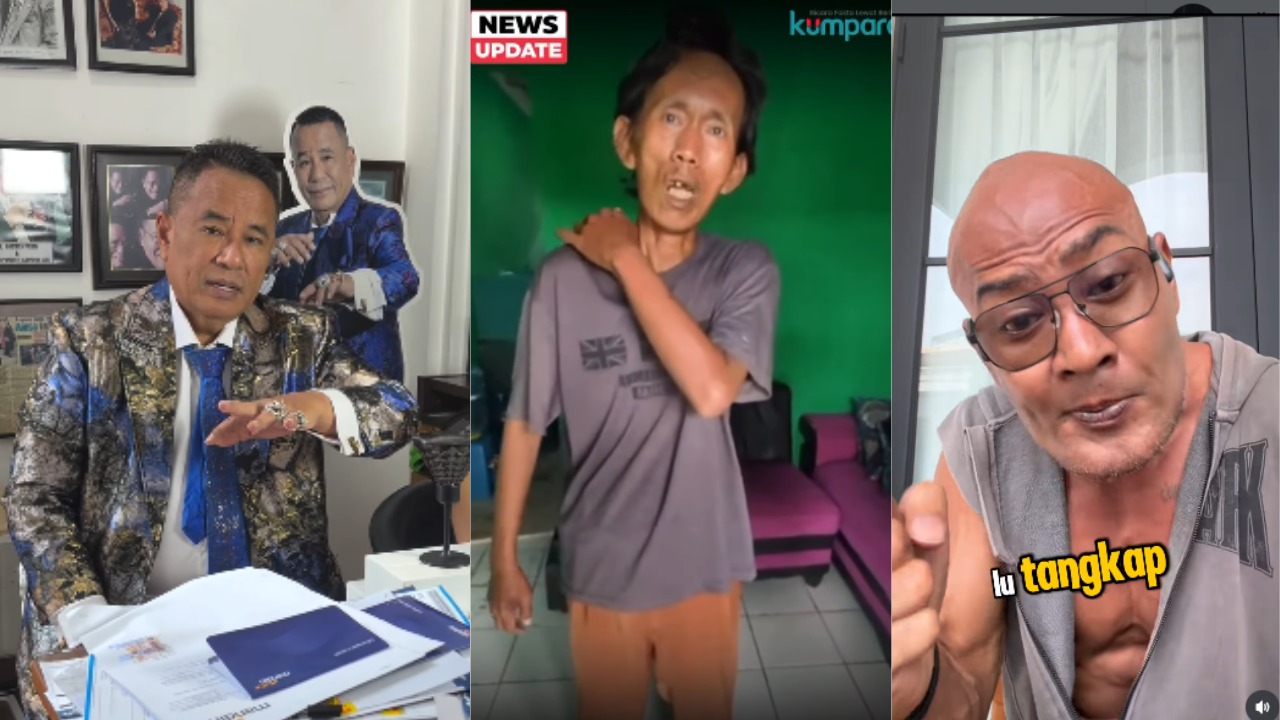 Tangkapan layar cuplikan video Hotman Paris, Deddy Corbuzier dan pedangan es gabus, Suderajat di Instagram
