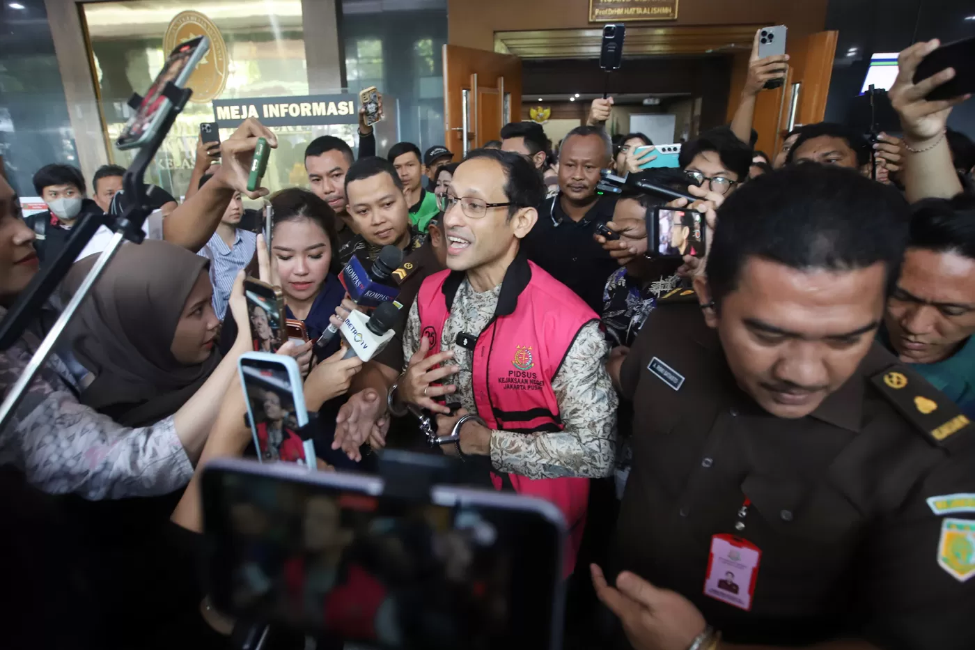 Mantan Mendikbudristek Nadiem Anwar Makarim, seusai sidang lanjutan di Pengadilan Tipikor, Jakarta, Senin (19/01/2026). (Dok. Jawa Pos)