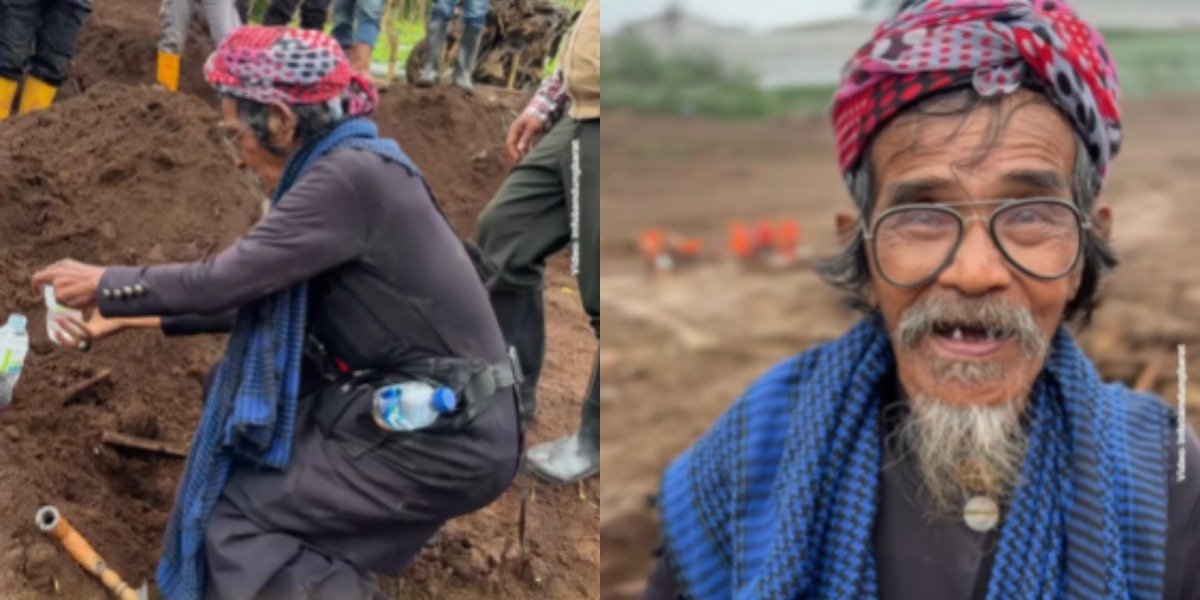 Menyoroti proses evakuasi bencana longsor di Desa Pasirlangu, Cisarua, Kabupaten Bandung Barat, pada hari ke-5 pencarian korban. (Instagram.com/@infobandungbarat)