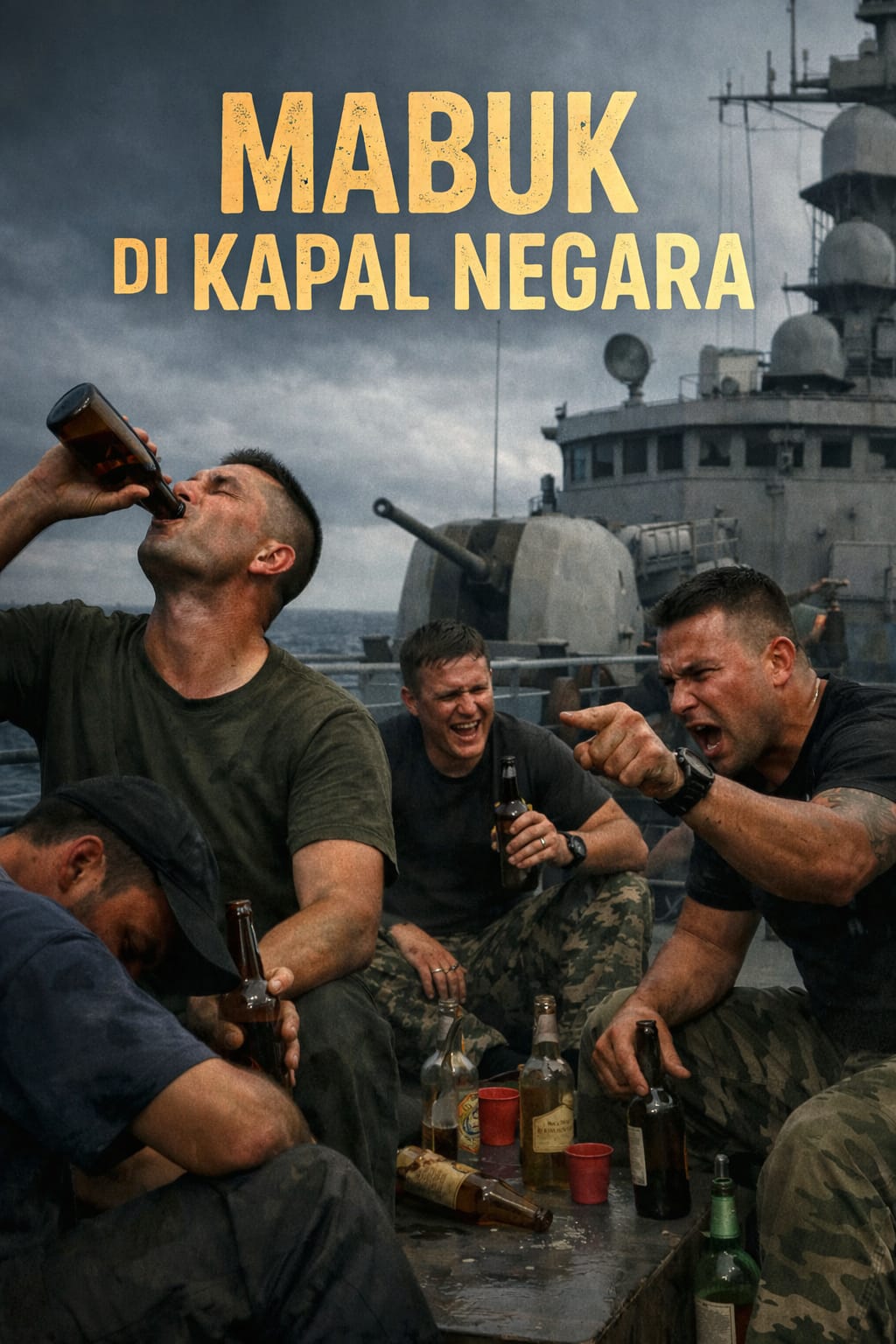 Bukan Asing Tapi Miras Membuat Akal Sehat Tumbang di Kapal Negara - Foto Ai hanya ilustrasi