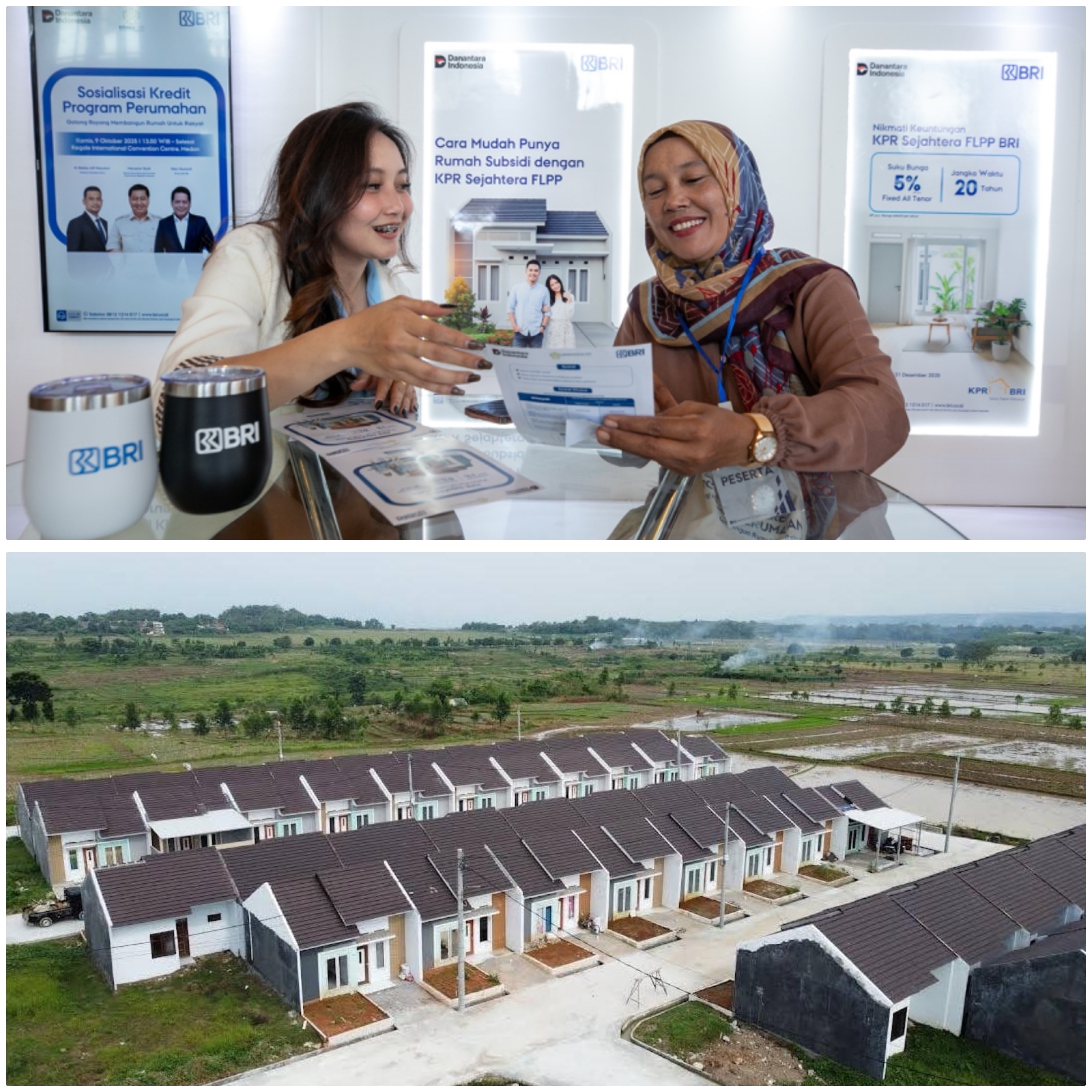 BRI konsisten dukung program Pemerintah tiga juta rumah
