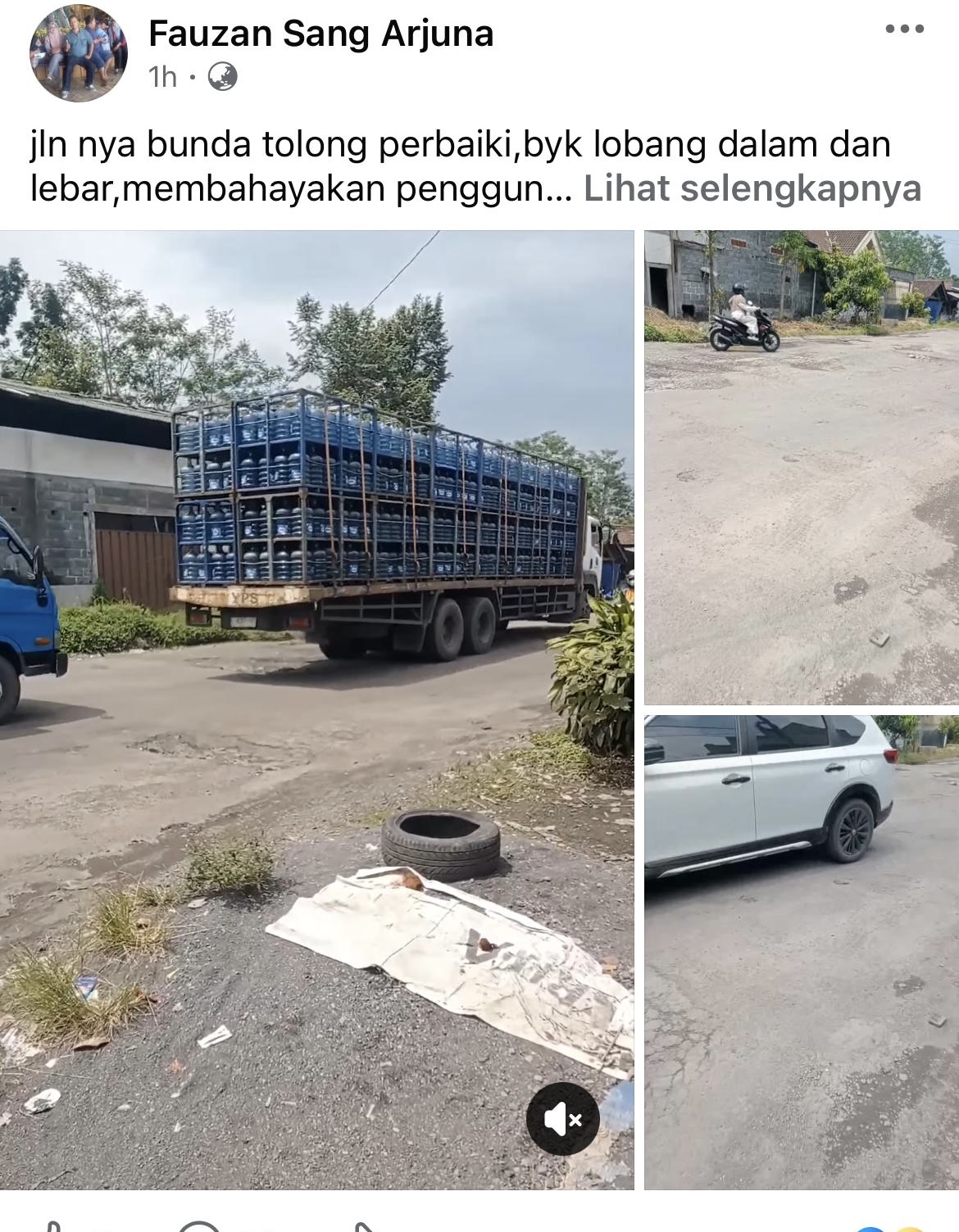Kondisi jalan rusak dan berlubang di Lumajang cukup banyak