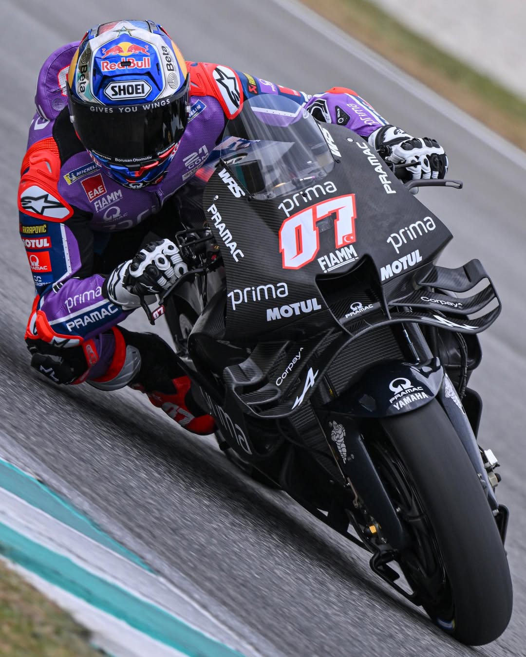 Topral Razgatlioglu dalam tes Shakedown MotoGP di Sirkuit Sepang Malaysia.