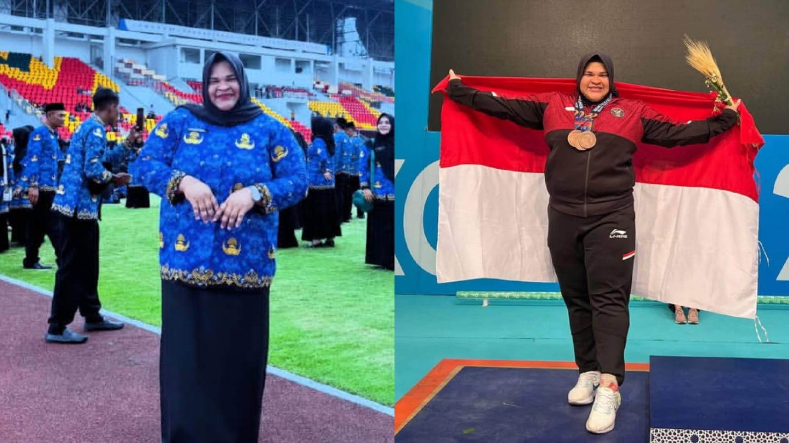 Curhatan atlet angkat besi asal Aceh, Nurul Akmal usai pelantikan PPPK Paruh Waktu. (Instagram/nurulakmal_12)