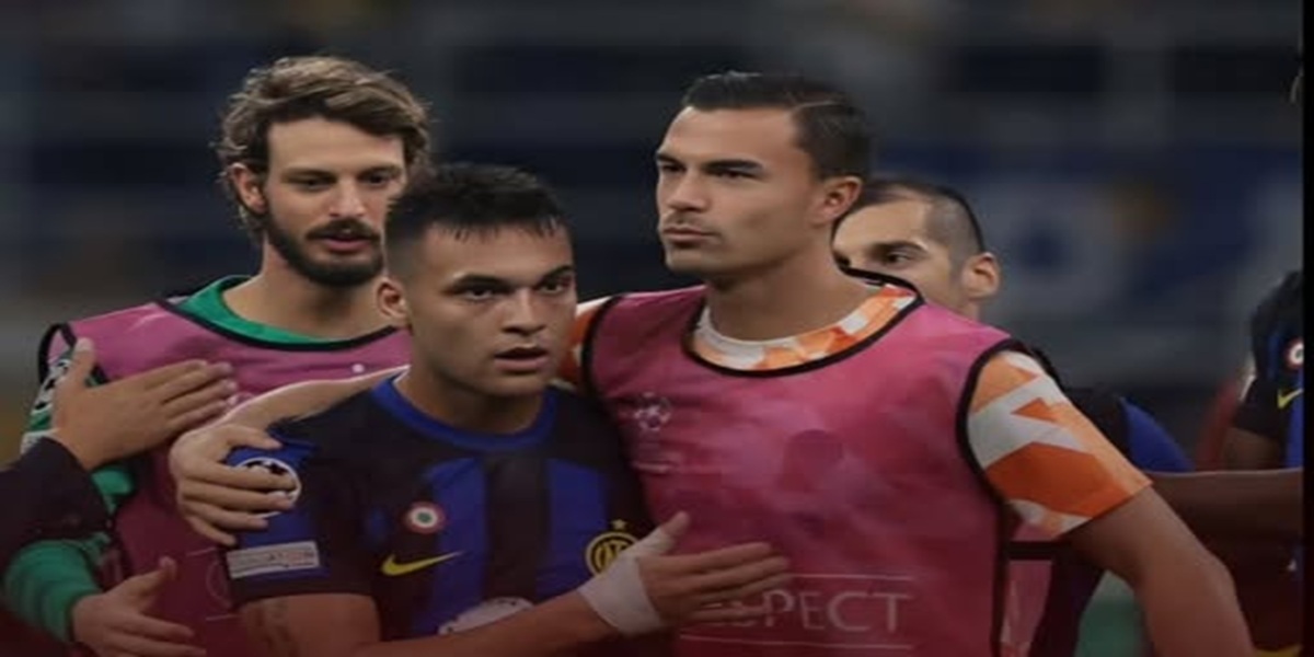 Kapten Inter Milan Lautaro Martinez bersama Emil Audero