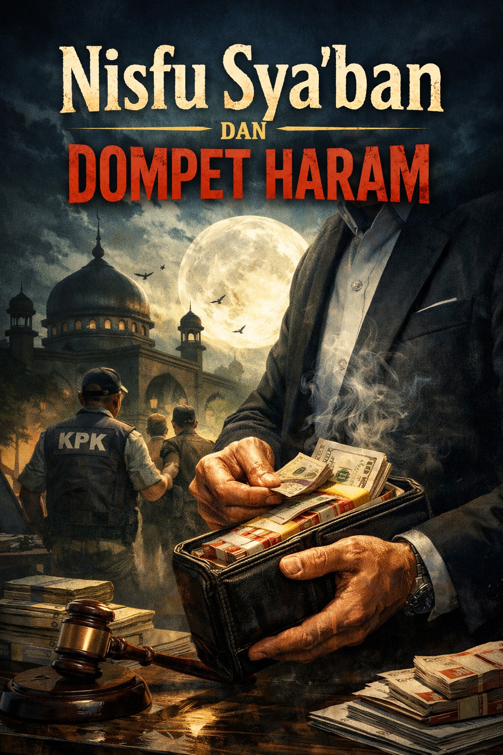 Nisfu Sya&rsquo;ban dan Dompet Haram - Foto Ai hanya ilustrasi