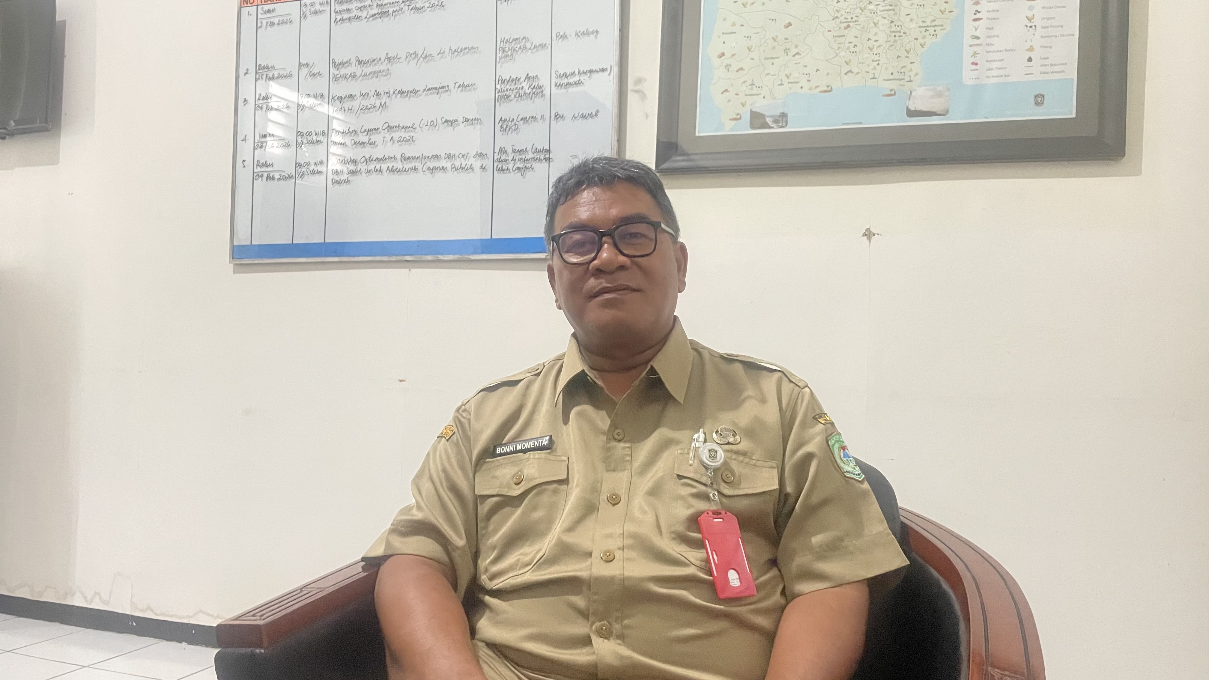 FOTO: Kabag Perekonomian dan SDA Lumajang, Bonni Momenta.