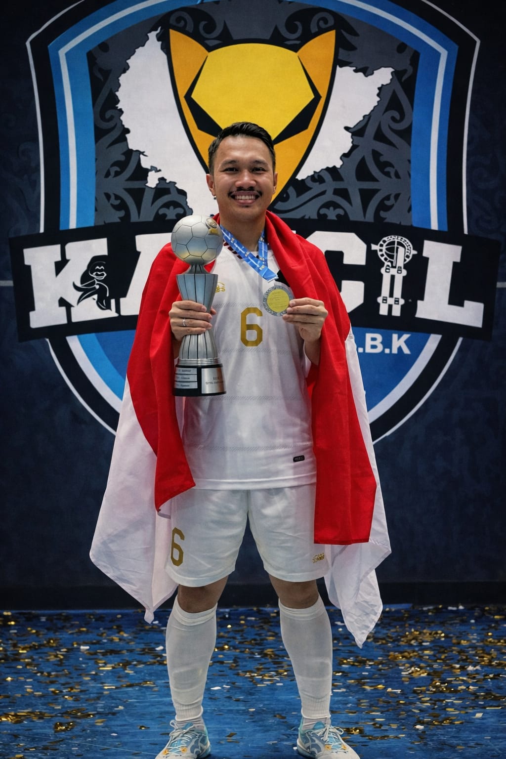 Mengenal Samuel Eko, Pencetak Gol Pertama ke Gawang Jepang -&nbsp;Foto Ai hanya ilustrasi