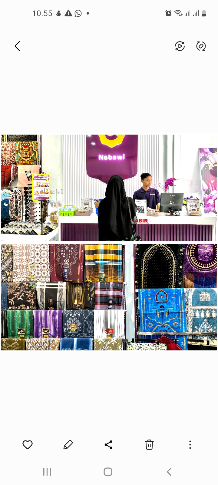 Modern : Konsep Toko Nabawi bukan lagi konvensional, melainkan toko oleh oleh Haji dan Umroh yang modern minimarket dimana jamaah bisa memilih sendiri barang yang diinginkan.