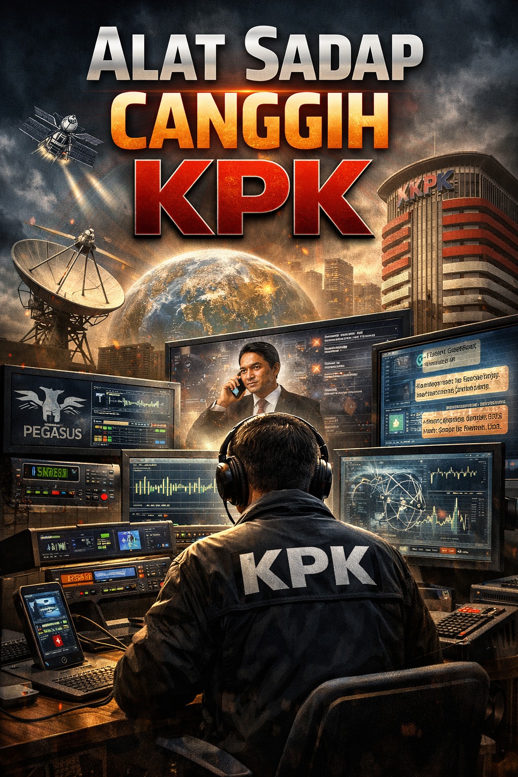 Mengulik Alat Sadap Canggih KPK yang Membuat Banyak Pejabat Kena OTT -&nbsp;Foto Ai hanya ilustrasi