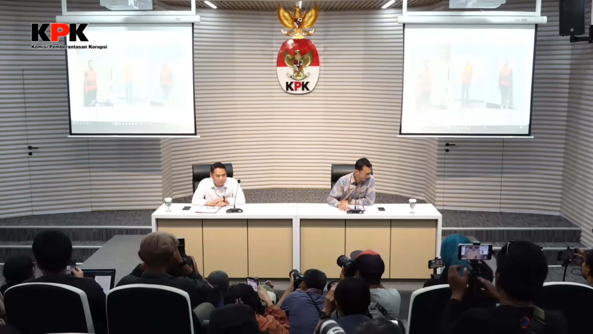 KPK saat melakukan pres rilis (sc:kpk ri)