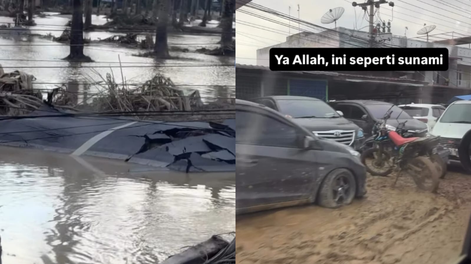 Warga membagikan kondisi sehari setelah banjir surut di Aceh Tamiang. (Instagram/keila_dwi_putri_real)