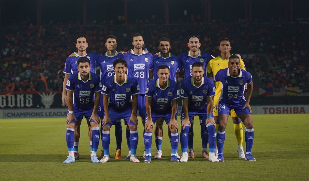 Skuad Persib Bandung di ACL 2 Babak 16 Besar. (DOK OFFICIAL PERSIB)