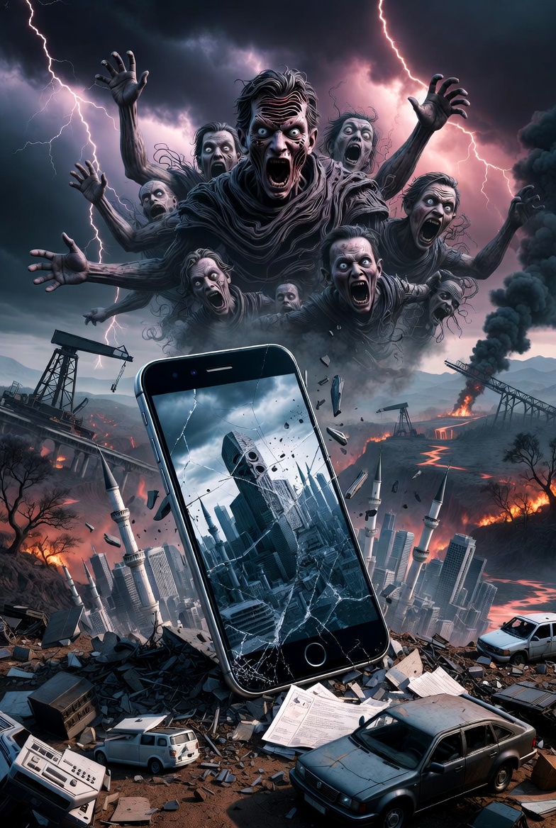 Manusia Bukan Menuju Kemajuan tapi Kehancuran - Foto AI hanya ilustrasi.