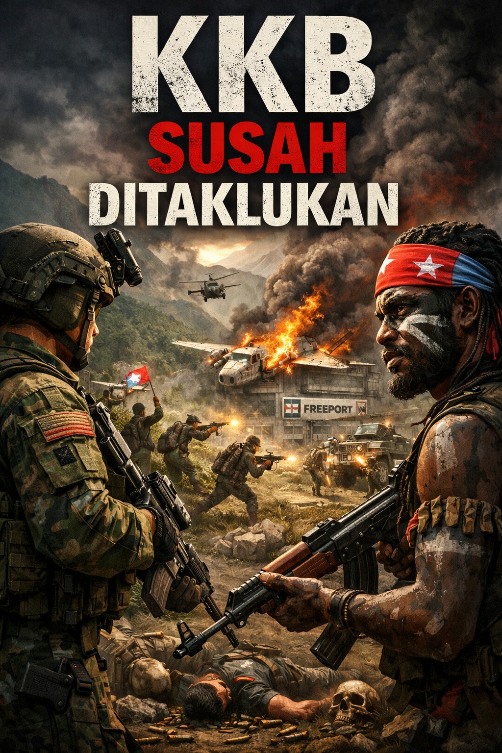 Ranking 13 Dunia Tentara Terkuat, Kenapa KKB Papua Susah Ditaklukkan? - Foto Ai hanya ilustrasi  