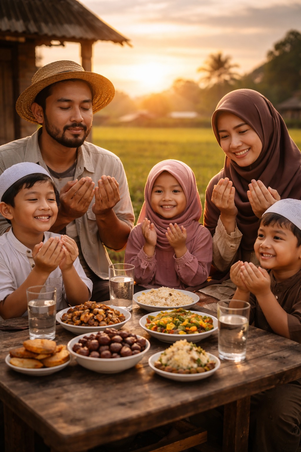 Puasa dan Salat Tarawih Nabi Muhammad SAW -&nbsp;Foto Ai hanya ilustrasi